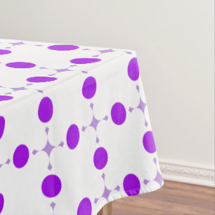 Purple Polka Dots, Polka Dot Pattern, Dots, Dotted Tablecloth