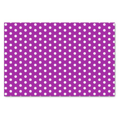 Purple Polka Dots Tissue Paper