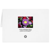Purple Pom Mum Cards (Back Horizontal)