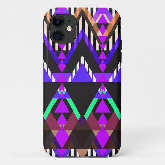 Purple Pop Aztec iPhone 11 Case