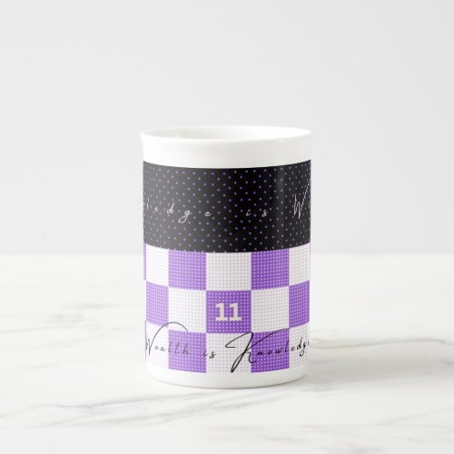 Purple Porcelain Mug
