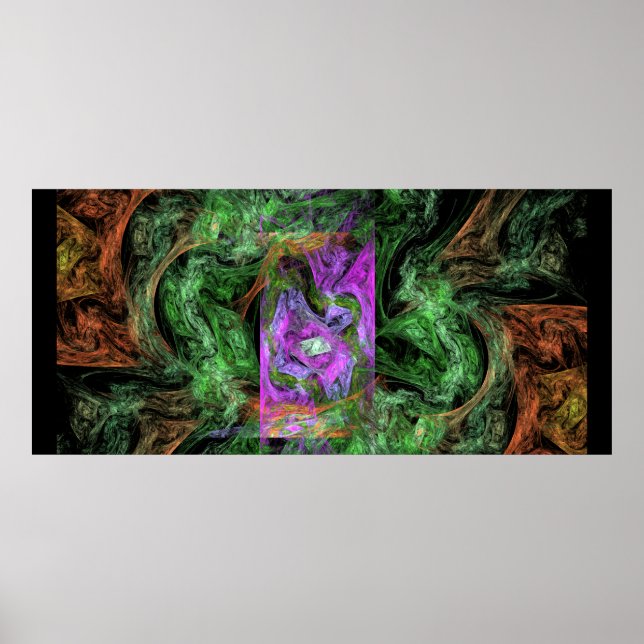 Purple Portal in the Forest Welcomes You Poster (Front)