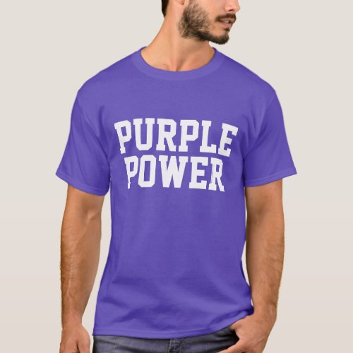 Purple Power American Made T_shirt