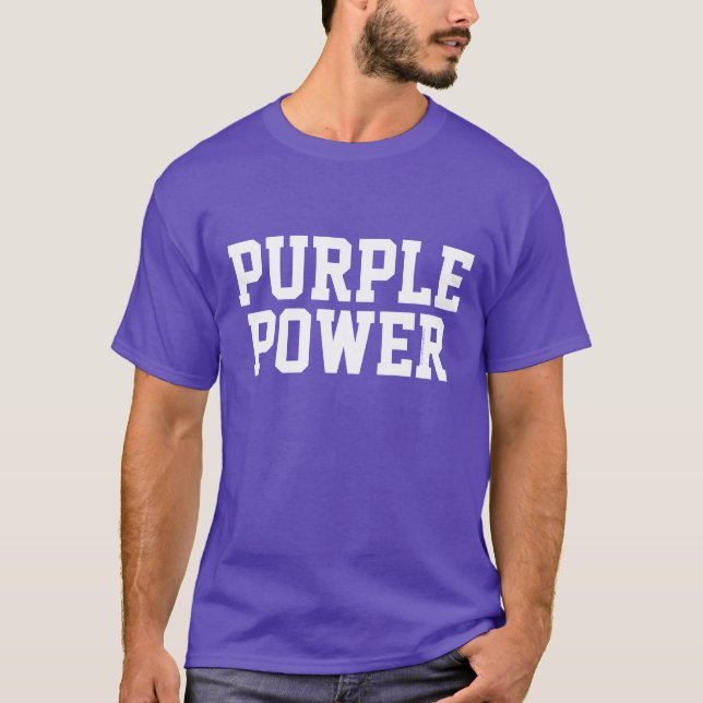 Purple Power American Made T-shirt (Front)
