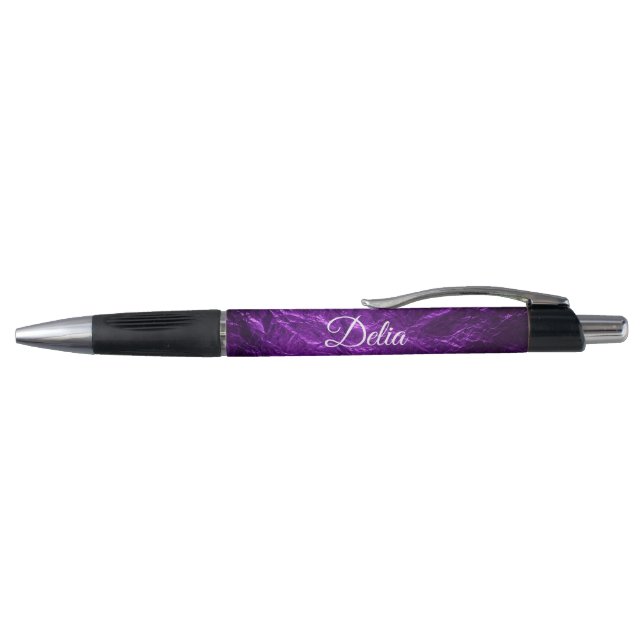 Purple Power Custom Name Pen (Top)