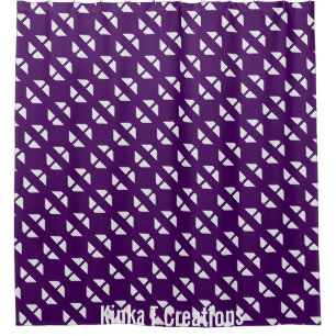 Purple Power Shower Curtain