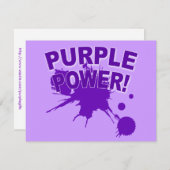 Purple Power template (Front/Back)