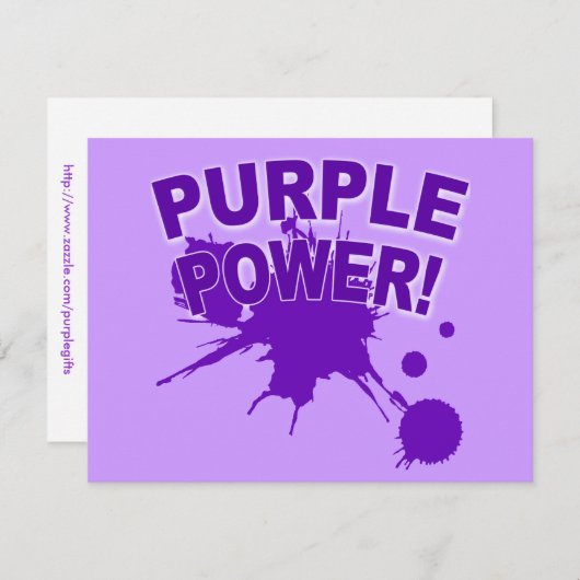 Purple Power template (Front/Back)
