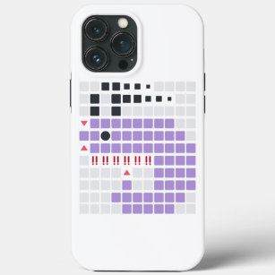 Purple Prawn (Emoji Art) iPhone 13 Pro Max Case