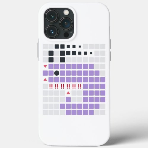 Purple Prawn Emoji Art iPhone 13 Pro Max Case