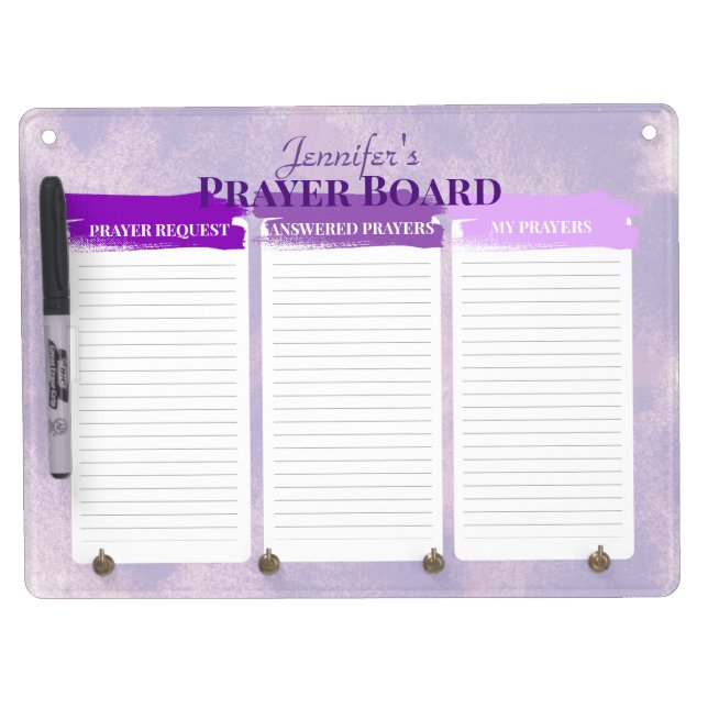 Purple Prayer Board (Front)