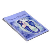 Purple pregnancy mermaid memory book by Renee (Right Side)