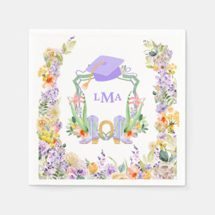 Purple Preppy Cowgirl Napkins