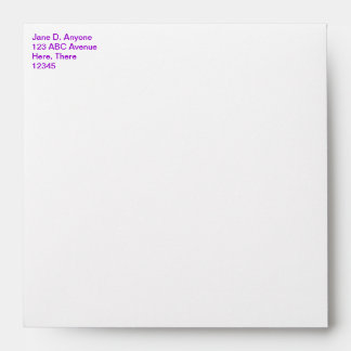 Purple Princess Envelope