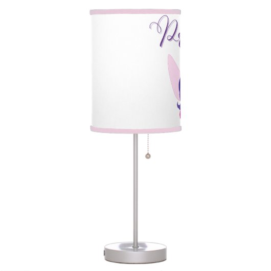 Purple Princess Fairy Table Lamp (Left)