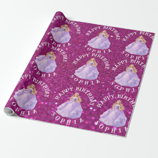 Purple Princess Wrapping Paper