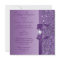 Purple Printed Sequins Bow & Diamond Baby Shower