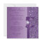 Purple Printed Sequins Bow & Diamond Bridal Shower