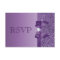 Purple Printed Sequins, Bow & Diamond RSVP Wedding