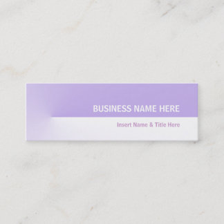 Purple Pro Mini Business Card