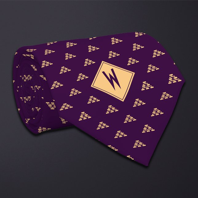Purple Project Manager Flowchart Neck Tie (Creator Uploaded)