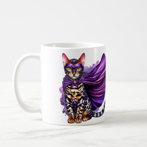 Purple Prowler Bengal Cat Mug