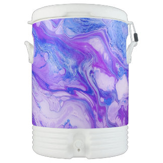 purple psychedelic liquid beverage cooler