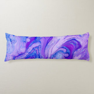 purple psychedelic liquid body pillow