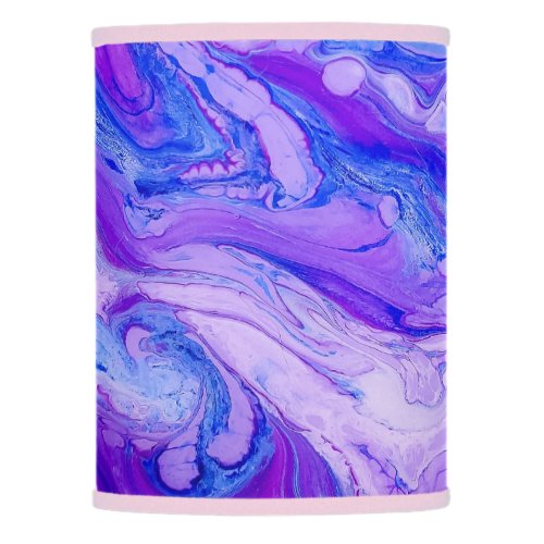 purple psychedelic liquid lamp shade