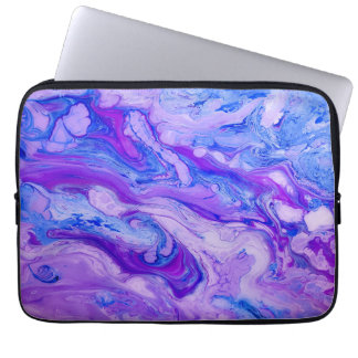 purple psychedelic liquid laptop sleeve