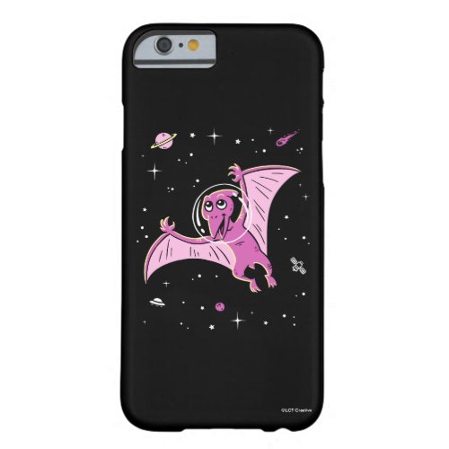 Purple Pterodactyl Dinos In Space Barely There iPhone 6 Case