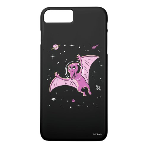 Purple Pterodactyl Dinos In Space iPhone 8 Plus7 Plus Case