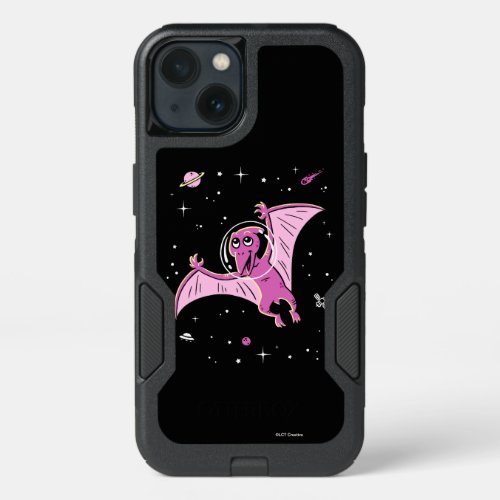 Purple Pterodactyl Dinos In Space iPhone 13 Case