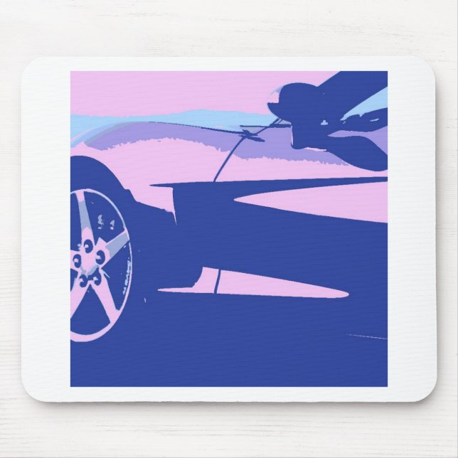 Purple Purple Corvette Mouse Pad (Front)