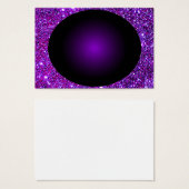 Purple Purple Sparkle Optical Illusion Art (Front & Back)