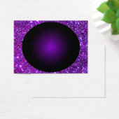 Purple Purple Sparkle Optical Illusion Art (Desk)