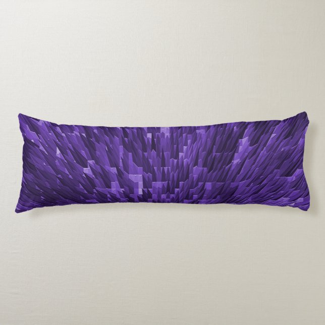 Purple Pyramid City...... Body Pillow (Front)