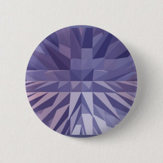 Purple Pyramids Pinback Button