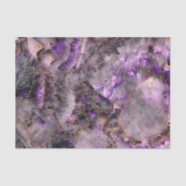 Purple Quartz 1 Tissue Paper (Front)