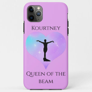 Purple Queen Of The Beam Gymnastics iPhone Case