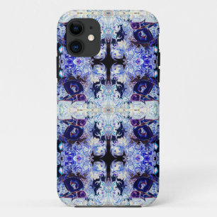 Purple Rabbit Yoga iPhone Case by deprise