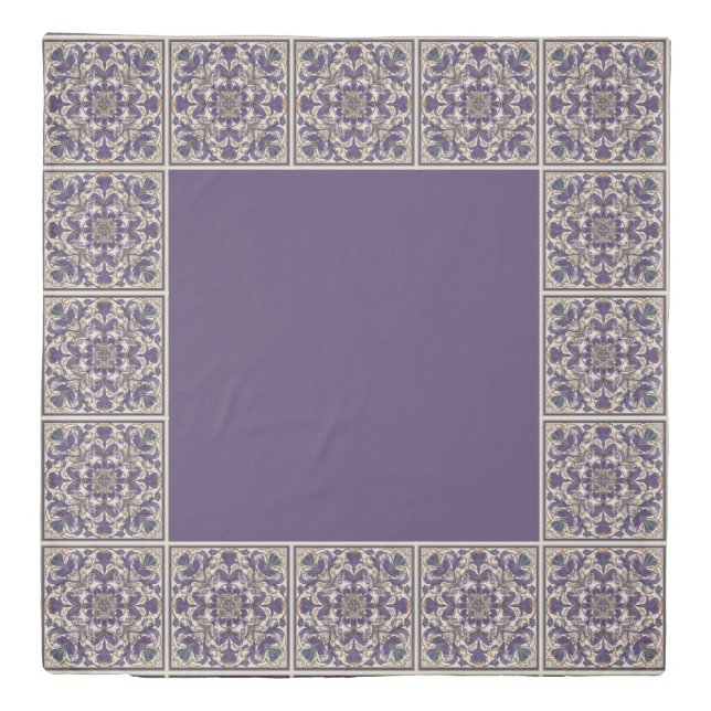 Purple Radial Duvet Cover (Front)