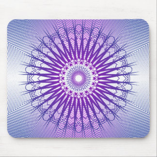 Purple Radial Pattern: Vector Drawing: Mousepad