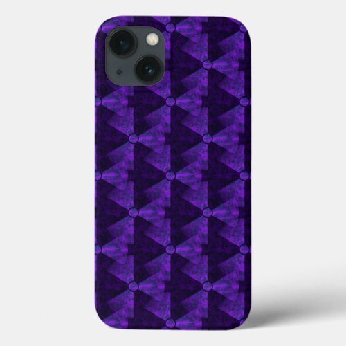 Purple Radiation Symbol Abstract Smartphone Case