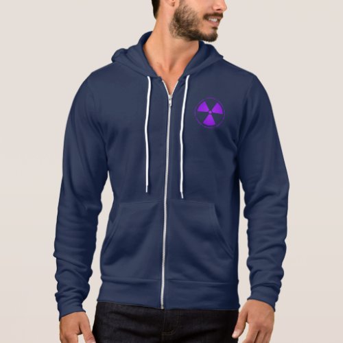 Purple Radiation Warning T_Shirt Hoodie