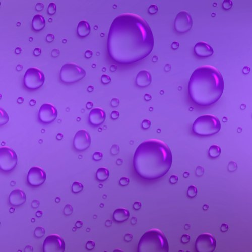 Purple Rain Dew Drops Pattern  iPhone 13 Case
