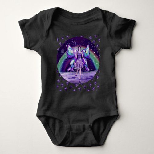 Purple Rain Fairy Baby Bodysuit
