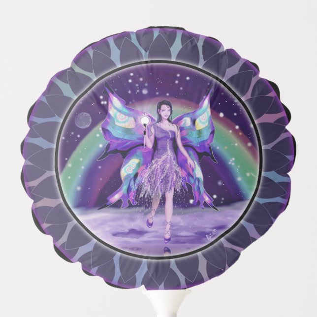 Purple Rain Fairy Balloon (Front)