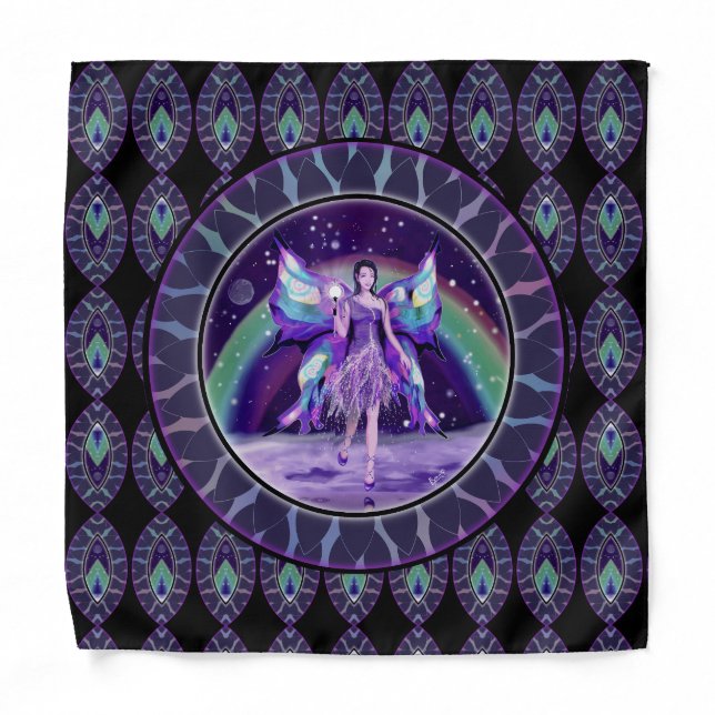 Purple rain fairy   bandana (Front)