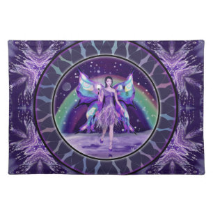 Purple rain Fairy Cloth Placemat